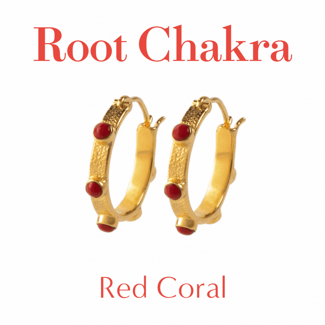 Chakra Collection Hoop Earrings