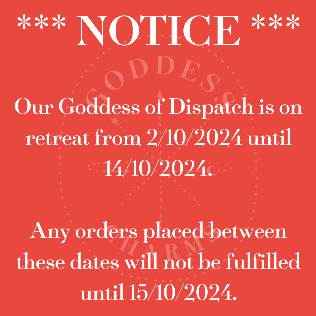 Vacation Notice - Goddess of Dispatch
