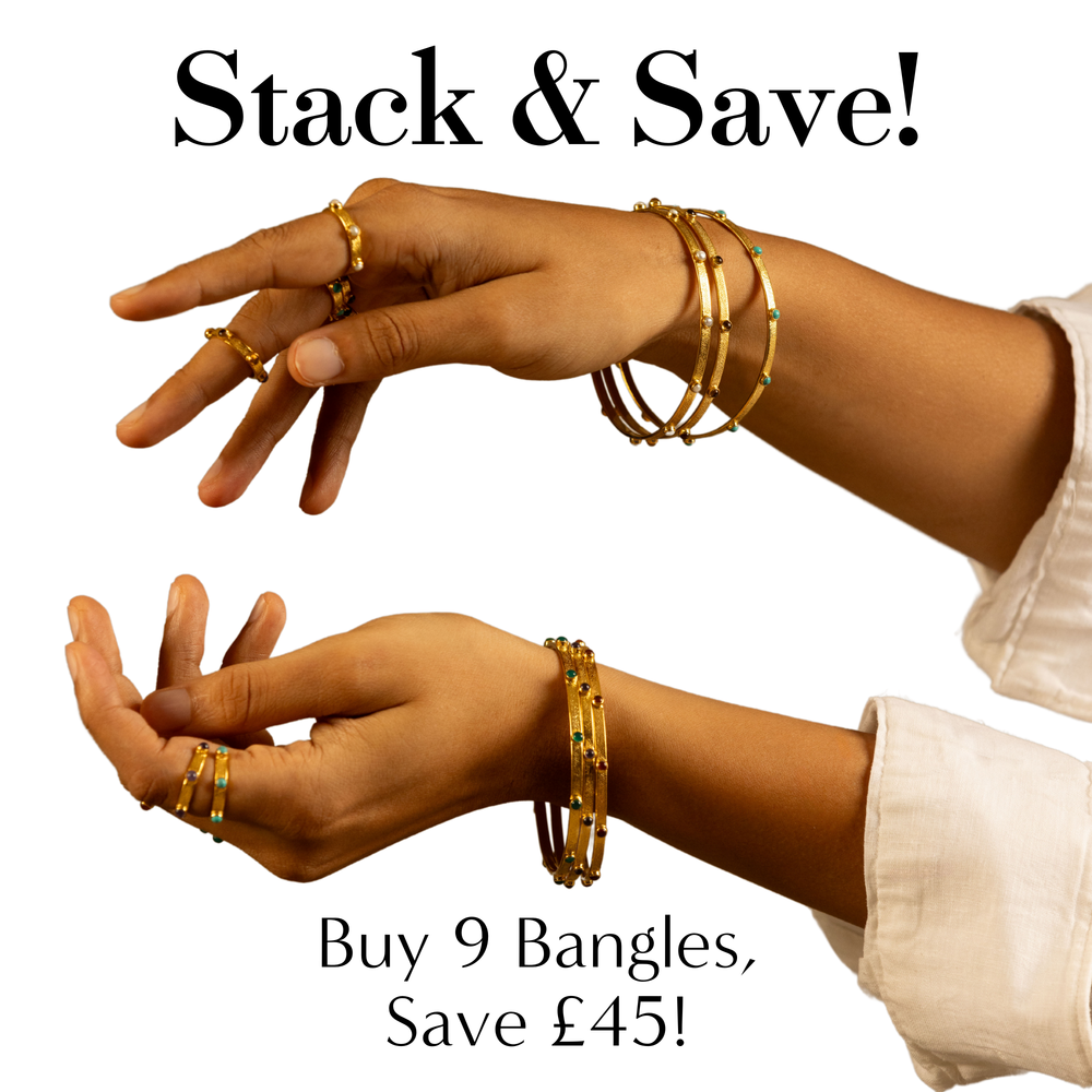
                  
                    Load image into Gallery viewer, Stack &amp;amp; Save - Chakra Collection Bangles!
                  
                