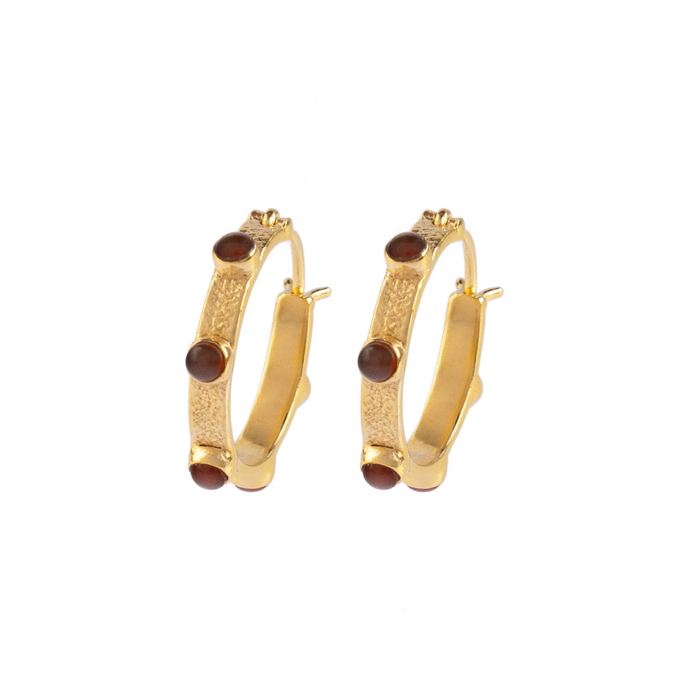 Sacral Chakra Earrings - Carnelian
