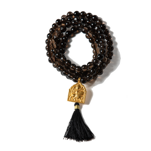 
                  
                    Load image into Gallery viewer, Protection &amp;amp; Power Mala ~ Durga ~ Smoky Quartz
                  
                