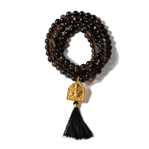 
                  
                    Load image into Gallery viewer, Smoky Quartz Mala Beads - Warrior Goddess
                  
                