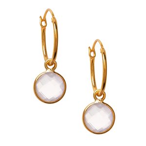 
                  
                    Load image into Gallery viewer, Rose Quartz Power Stone Earrings
                  
                