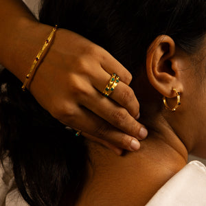 
                  
                    Load image into Gallery viewer, Crown Chakra Earrings - Pearl
                  
                