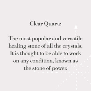 
                  
                    Load image into Gallery viewer, Clear Quartz Power Stone Earrings
                  
                