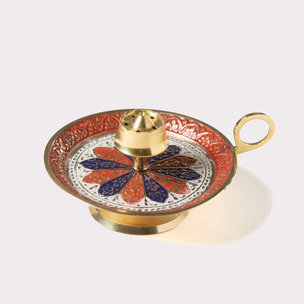 
                  
                    Load image into Gallery viewer, Hand-Painted Dhuna Incense Holder
                  
                