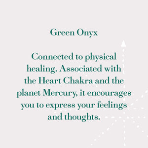 
                  
                    Load image into Gallery viewer, Green Onyx Power Stone Earrings
                  
                