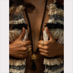
                  
                    Load image into Gallery viewer, Protection &amp;amp; Power Mala ~ Durga ~ Smoky Quartz
                  
                