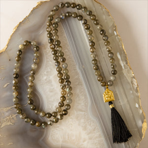 
                  
                    Load image into Gallery viewer, Success &amp;amp; Manifestation Mala ~ Hanuman ~ Labradorite
                  
                